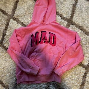 Pink Mad happy X Gap  Hoodie